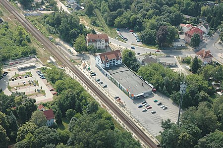 Luftbild Bahnhof Finkenkrug