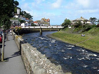 Híd a Lyn felett Lynmouthban