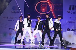 MBLAQ in 2010 - V.l.n.r. : Seungho, Thunder, Joon, Mir, G.O