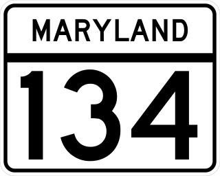<span class="mw-page-title-main">Maryland Route 134</span> State highway in Baltimore County, Maryland, known as Bellona Ave