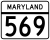 Maryland Rute 569 penanda