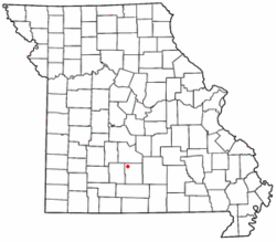 Location of Grovespring in Missouri