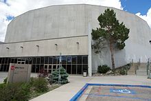 The MSU Dome houses numerous athletic events and served as a shelter during the 2011 Flood MSU Dome.jpg