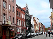 Małe Garbary, a typical street in the Old Town of Toruń