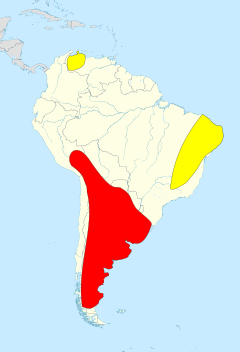 Macrauchenia range map.svg