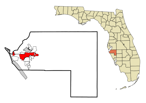 Location in Manatee County and the U.S. state of Florida