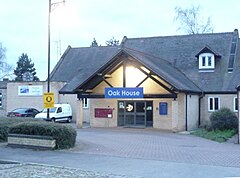 Mansfield 103.2 radio studio is situated within Brunts old grammar-school buildings Mansfield 103.2 local radio studio.jpg