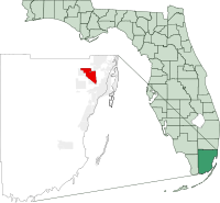 Letak Hialeah di Florida