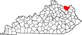 Map of Kentucky highlighting Lewis County.svg