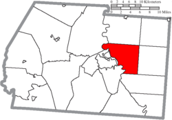 Map of Ross County Ohio Highlighting Springfield Township.png