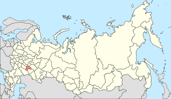 Geografska lega Uljanovske oblasti