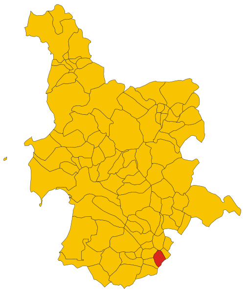 File:Map of comune of Baressa (province of Oristano, region Sardinia, Italy) - 2016.svg