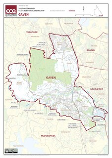 <span class="mw-page-title-main">Electoral district of Gaven</span> State electoral district of Queensland, Australia