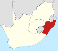Map of the provinces of South Africa 1976-1994 with Natal highlighted.svg
