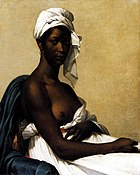 Portrait d'une femme noire (1800), Paris, musée du Louvre.