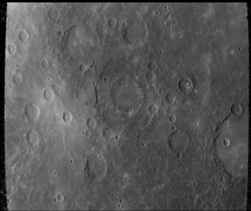 Mariner 10 image with Unkei in upper left