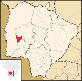 Location of Bodoquena in Mato Grosso do Sul