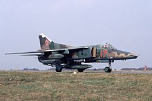 MiG-27D des 296. APIB in Großenhain (1993)