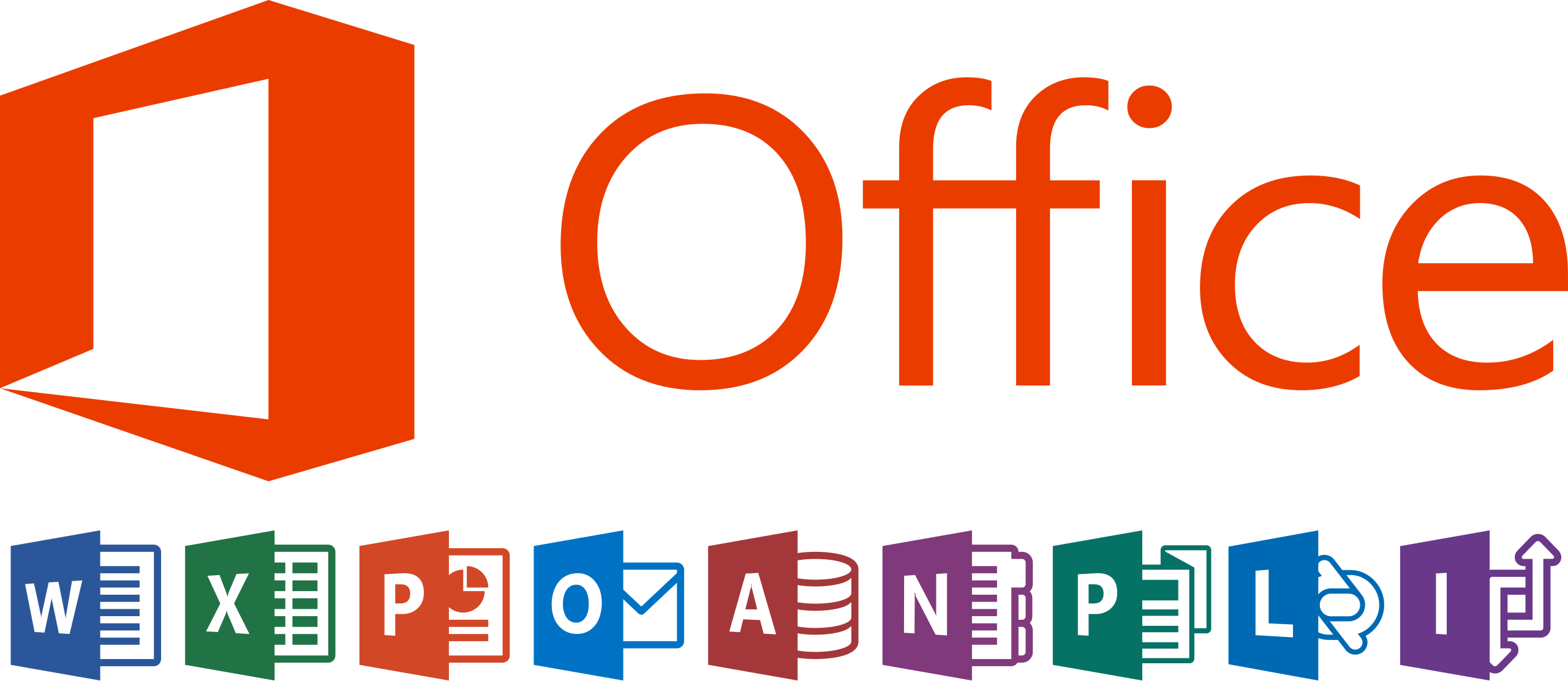 Archivo:Microsoft Office logos (2013-2019).svg - Wikipedia, la enciclopedia  libre