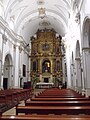 Nave única de la iglesia.