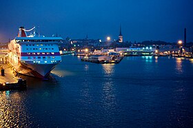 porto di tallinn illustrazione