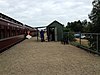 Wooden carriage at Mornington station