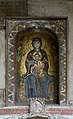 Богородица на трон – мозайка над южния портал