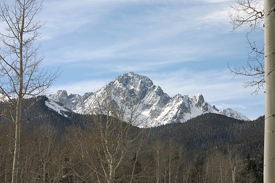 Impressive Mount Sneffels in southwestern Colorado is often said to be the most beautiful mountain in the state.