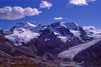 Mts. Athabasca and Andromeda from Wilcox Pass