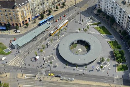 Mushroom, aerial photograph