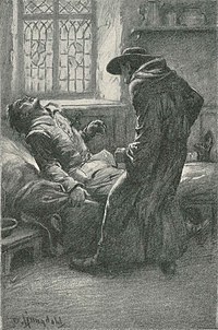 Лилльский палач и Мордаунт. Иллюстрация Давида Юнгдаля (1925)
