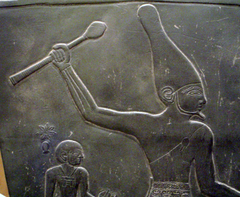 Early Dynastic usage of the white crown: the Narmer palette of Pharaoh Narmer