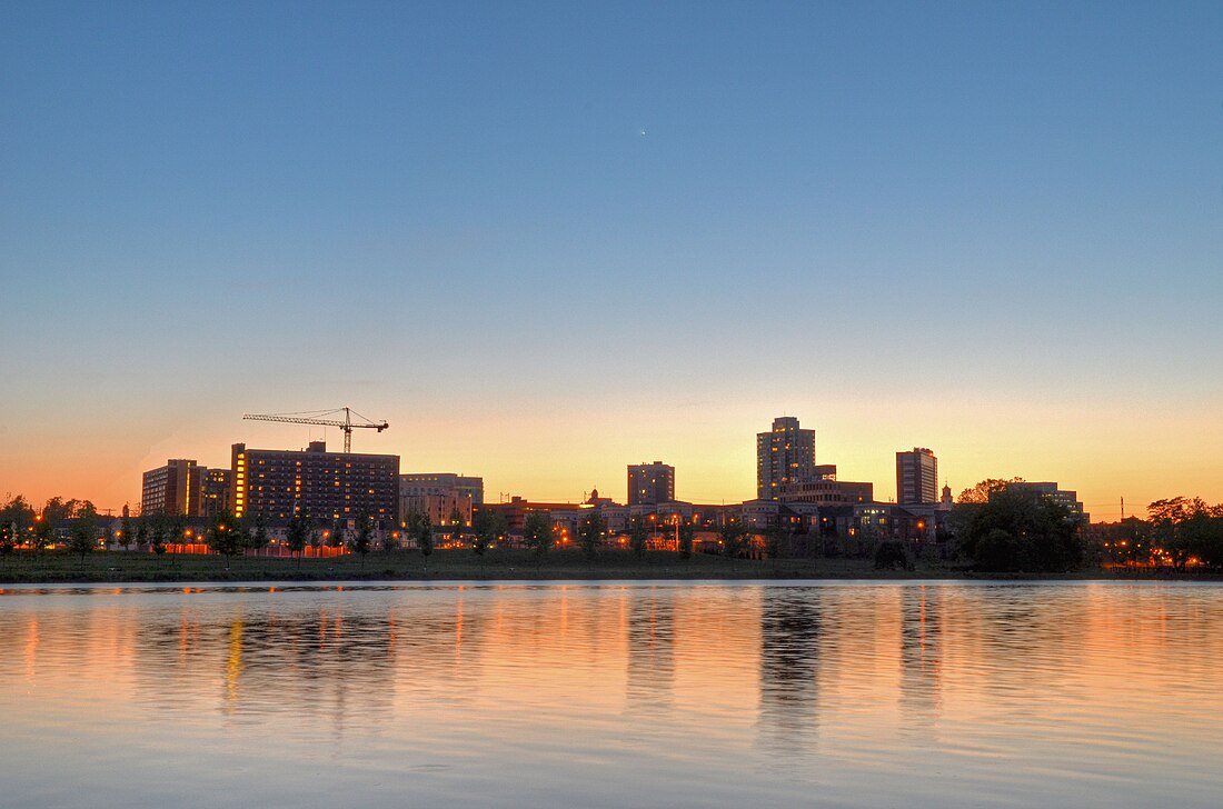 File:New Brunswick NJ Skyline at Sunset.jpg