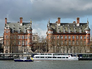 Norman Shaw Buildings group of buildings in City of Westminster, London, UK