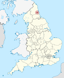 Newcastle upon Tyne – Localizzazione