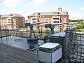 The view from the side of the USS Wisconsin