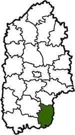 Нававушыцкі раён на мапе