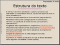 Estrurura do texto