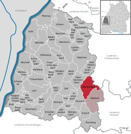 Kaart van Oberwolfach