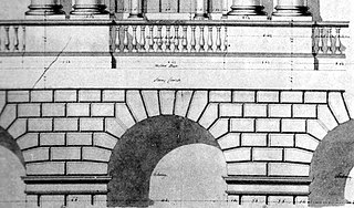 <span class="mw-page-title-main">Voussoir</span> Wedge-shaped element used in building an arch or vault