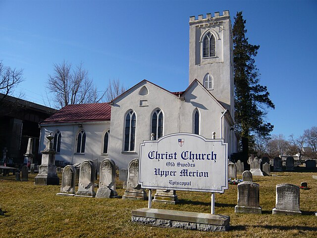 Old Swedes Church (Christ Church) Upper Merion in Swedesburg