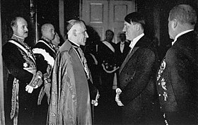 Hitler in 1935 with Cesare Orsenigo, the Catholic Church's nuncio to Germany Orsen.jpg