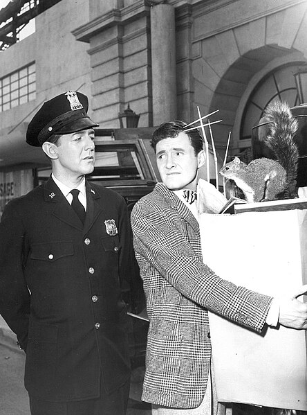 File:Orson Bean Mr. Bevis episode The Twilight Zone Los Angeles CA May 1960.jpg