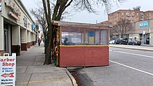 An example of a dining shed in Brooklyn. Outdoor space of restaurant in Brooklyn.jpg