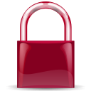 File:Padlock-darkred.svg