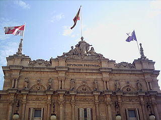 Diputación Provincial (detalle de la fachada principal)