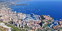 panoramic view of Monaco, Provence-Alpes-Côte d’Azur, France