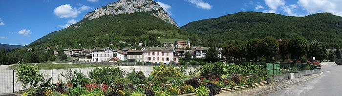 Vue panoramique du village.