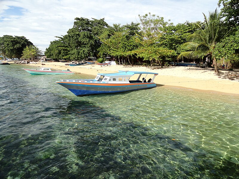 File:Pantai Pangalisang, Pulau Bunaken, Sulawesi (15032261857).jpg