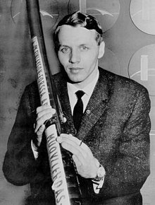 World record-breaking pole vaulter Pentti Nikula helped Finland to a second men's title Pentti Nikula 1963.jpg